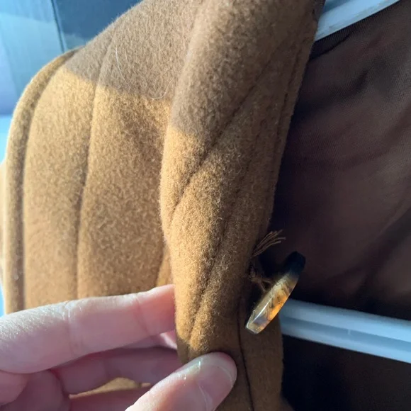 💕SOLD💕Babaton Camel Short Connor Coat - Picture 4 of 9